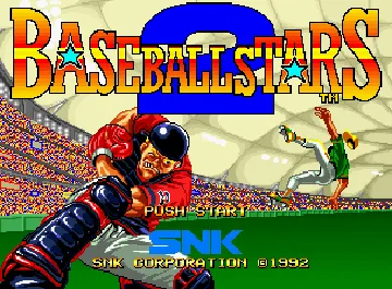 Baseball Stars 2 screen shot title